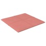 Paneles de pared 12 uds terciopelo rosa 30x30 cm 1,08 m² de vidaXL, Recubrimiento de paredes - Ref: Foro24-344045, Precio: 28...