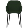 Dining chairs 2 units dark green velvet by vidaXL, dining chairs - Ref: Foro24-344703, Price: 109,57 €, Discount: %