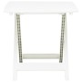 Mesa de jardín plegable de plástico blanco 79x72x70 cm de vidaXL, Mesas de jardín - Ref: Foro24-48790, Precio: 82,04 €, Descu...