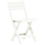 Folding garden chairs 2 units white plastic by vidaXL, Garden chairs - Ref: Foro24-48786, Price: 86,70 €, Discount: %