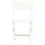 Folding garden chairs 2 units white plastic by vidaXL, Garden chairs - Ref: Foro24-48786, Price: 86,70 €, Discount: %