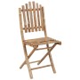 Folding garden chairs with cushions 2 units bamboo by vidaXL, Garden chairs - Ref: Foro24-3064011, Price: 103,99 €, Discount: %