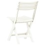 Folding garden chairs 2 units white plastic by vidaXL, Garden chairs - Ref: Foro24-48786, Price: 86,70 €, Discount: %