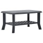 Mesa de centro de plástico gris antracita 90x60x46 cm de vidaXL, Mesas de centro - Ref: Foro24-48795, Precio: 85,79 €, Descue...