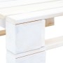 Garden ottoman made of white impregnated pine wood pallets by vidaXL, Modular outdoor sofas - Ref: Foro24-3066428, Price: 57,...