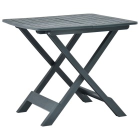 Green plastic folding garden table 79x72x70 cm by vidaXL, Garden tables - Ref: Foro24-48791, Price: 60,86 €, Discount: %