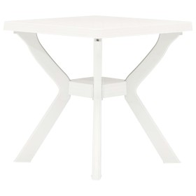 Mesa bistro blanca plástico 70x70x72 cm de vidaXL, Mesas de jardín - Ref: Foro24-48799, Precio: 76,99 €, Descuento: %