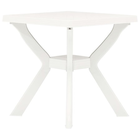 Mesa bistro blanca plástico 70x70x72 cm de vidaXL, Mesas de jardín - Ref: Foro24-48799, Precio: 75,90 €, Descuento: %