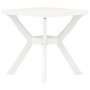 White plastic bistro table 70x70x72 cm by vidaXL, Garden tables - Ref: Foro24-48799, Price: 78,35 €, Discount: %