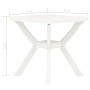 White plastic bistro table 70x70x72 cm by vidaXL, Garden tables - Ref: Foro24-48799, Price: 78,35 €, Discount: %