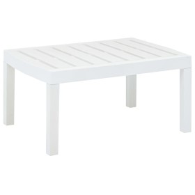 White plastic garden table 78x55x38 cm by vidaXL, Garden tables - Ref: Foro24-48814, Price: 53,00 €, Discount: %