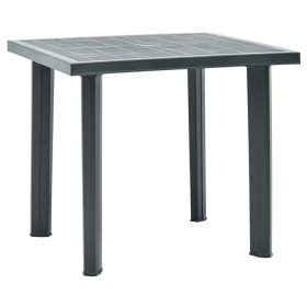 Green plastic garden table 80x75x72 cm by vidaXL, Garden tables - Ref: Foro24-48803, Price: 73,82 €, Discount: %