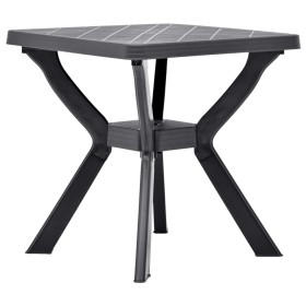 Anthrazitgrauer Bistrotisch aus Kunststoff 70x70x72 cm von vidaXL, Gartentische - Ref: Foro24-48801, Preis: 84,98 €, Rabatt: %