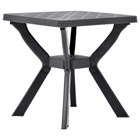 Mesa bistró plástico gris antracita 70x70x72 cm de vidaXL, Mesas de jardín - Ref: Foro24-48801, Precio: 84,98 €, Descuento: %