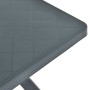 Mesa bistró plástico gris antracita 70x70x72 cm de vidaXL, Mesas de jardín - Ref: Foro24-48801, Precio: 84,98 €, Descuento: %