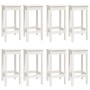 9-piece bar set solid white pine wood by vidaXL, Furniture sets for kitchens and dining rooms - Ref: Foro24-3124718, Price: 6...