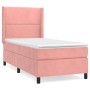 Cama box spring con colchón terciopelo rosa 80x200 cm de vidaXL, Camas y somieres - Ref: Foro24-3132590, Precio: 322,66 €, De...