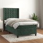 Box spring bed with dark green velvet mattress 80x200 cm by vidaXL, Beds and slatted bases - Ref: Foro24-3132888, Price: 335,...