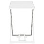 Tendedero plegable de plástico blanco de vidaXL, Tendederos y perchas - Ref: Foro24-48817, Precio: 102,21 €, Descuento: %