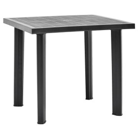 Anthracite gray plastic garden table 80x75x72 cm by vidaXL, Garden tables - Ref: Foro24-48804, Price: 91,99 €, Discount: %