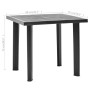 Mesa de jardín de plástico gris antracita 80x75x72 cm de vidaXL, Mesas de jardín - Ref: Foro24-48804, Precio: 92,79 €, Descue...