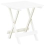 Folding white plastic garden table 45x43x50 cm by vidaXL, Garden tables - Ref: Foro24-48808, Price: 41,54 €, Discount: %