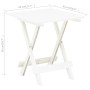 Folding white plastic garden table 45x43x50 cm by vidaXL, Garden tables - Ref: Foro24-48808, Price: 41,54 €, Discount: %