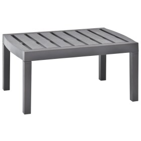 Mesa de jardín de plástico moca 78x55x38 cm de vidaXL, Mesas de jardín - Ref: Foro24-48816, Precio: 64,99 €, Descuento: %