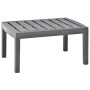 Mesa de jardín de plástico moca 78x55x38 cm de vidaXL, Mesas de jardín - Ref: Foro24-48816, Precio: 62,40 €, Descuento: %