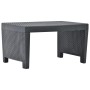 3-piece anthracite grey plastic garden furniture set by vidaXL, Garden sets - Ref: Foro24-48824, Price: 160,68 €, Discount: %