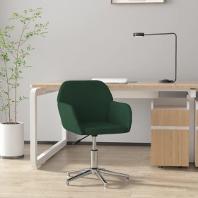 Dark green fabric swivel office chair by vidaXL, Office chairs - Ref: Foro24-344717, Price: 84,99 €, Discount: %