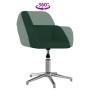 Silla de oficina giratoria de tela verde oscuro de vidaXL, Sillas de oficina - Ref: Foro24-344717, Precio: 84,98 €, Descuento: %