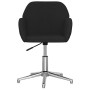 Silla de oficina giratoria de tela negra de vidaXL, Sillas de oficina - Ref: Foro24-344720, Precio: 84,83 €, Descuento: %