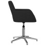 Silla de oficina giratoria de tela negra de vidaXL, Sillas de oficina - Ref: Foro24-344720, Precio: 84,83 €, Descuento: %