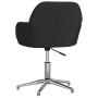 Silla de oficina giratoria de tela negra de vidaXL, Sillas de oficina - Ref: Foro24-344720, Precio: 84,83 €, Descuento: %