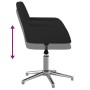 Silla de oficina giratoria de tela negra de vidaXL, Sillas de oficina - Ref: Foro24-344720, Precio: 84,83 €, Descuento: %