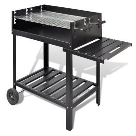 Holzkohlegrillständer mit 2 Rädern von vidaXL, Grillen - Ref: Foro24-40714, Preis: 162,21 €, Rabatt: %