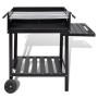 Holzkohlegrillständer mit 2 Rädern von vidaXL, Grillen - Ref: Foro24-40714, Preis: 177,22 €, Rabatt: %