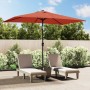 Garden umbrella with metal pole 300x200 cm terracotta by vidaXL, Umbrellas - Ref: Foro24-44504, Price: 62,77 €, Discount: %