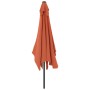 Garden umbrella with metal pole 300x200 cm terracotta by vidaXL, Umbrellas - Ref: Foro24-44504, Price: 62,77 €, Discount: %