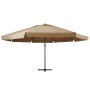 Garden umbrella with taupe gray aluminum pole 600 cm by vidaXL, Umbrellas - Ref: Foro24-47373, Price: 304,06 €, Discount: %