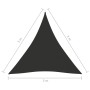 Triangular sail awning Oxford fabric anthracite gray 3x3x3 m by vidaXL, Umbrellas - Ref: Foro24-135115, Price: 25,35 €, Disco...