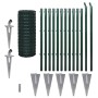 Set de euro valla acero verde 25x1 m de vidaXL, Paneles de vallas - Ref: Foro24-140561, Precio: 226,74 €, Descuento: %