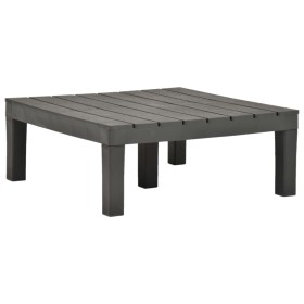 Anthracite gray plastic garden table 78x78x31 cm by vidaXL, Garden tables - Ref: Foro24-48828, Price: 104,57 €, Discount: %