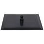 Cabezal ducha efecto lluvia acero inox cuadrado negro 25x25 cm de vidaXL, Cabezales de ducha - Ref: Foro24-147696, Precio: 34...