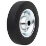 Steel and solid rubber jockey wheel wheel Ø20x5 cm by vidaXL, Trailers for goods and transport - Ref: Foro24-152243, Price: 1...