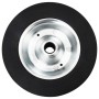 Steel and solid rubber jockey wheel wheel Ø20x5 cm by vidaXL, Trailers for goods and transport - Ref: Foro24-152243, Price: 1...