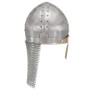 Réplica casco de caballero cruzado antiguo LARP acero plateado de vidaXL, Armas coleccionables - Ref: Foro24-286222, Precio: ...