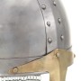 Replik antiker LARP Stahl antiker Kreuzritter Ritterhelm versilberter Stahl von vidaXL, Sammelwaffen - Ref: Foro24-286222, Pr...