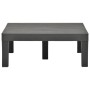 Mesa de jardín de plástico gris antracita 78x78x31 cm de vidaXL, Mesas de jardín - Ref: Foro24-48828, Precio: 104,57 €, Descu...